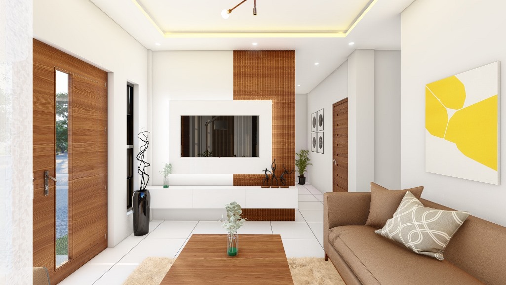 Symmetrical Minimalist Interior